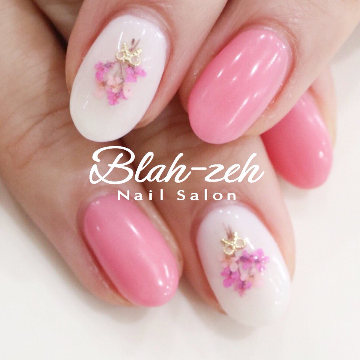 花束ネイル 花束ネイル