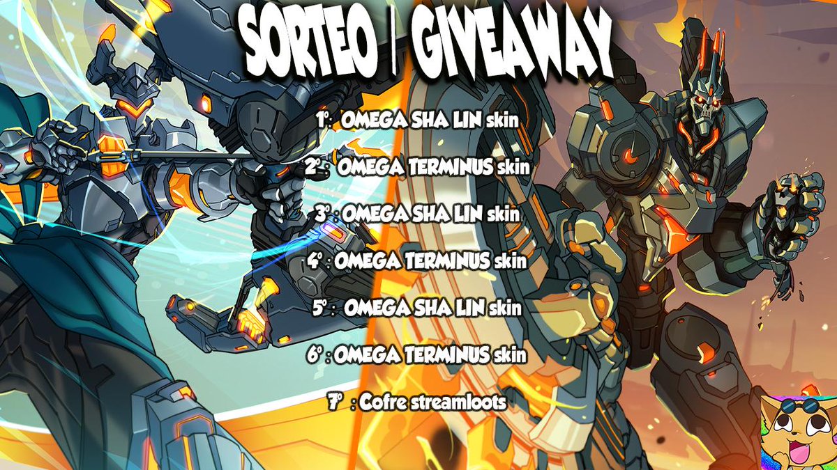 MORTTIS_'s tweet photo. SORTEO/ GIVEAWAY SKINS OMEGA

¡PARTICIPEN Y PODRÁN GANAR UNO DE LOS 7 PREMIOS!

*EL SORTEO TERMINA EL 10 DE MARZO DEL 2019*

 NO SE OLVIDEN DE ESTAR PENDIENTES DE SU EMAIL

LINK: https://t.co/U77bRXcgQA https://t.co/o0tmE1MUfk