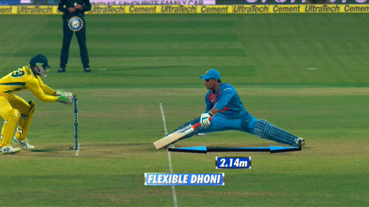 cjotweets's tweet photo. Can you stretch as far as MS Dhoni?
There are certain things that only he can do. #TeamIndia #INDvAUS #MSDrocks @msdhoni @BCCI https://t.co/pjQ7E7hwtp