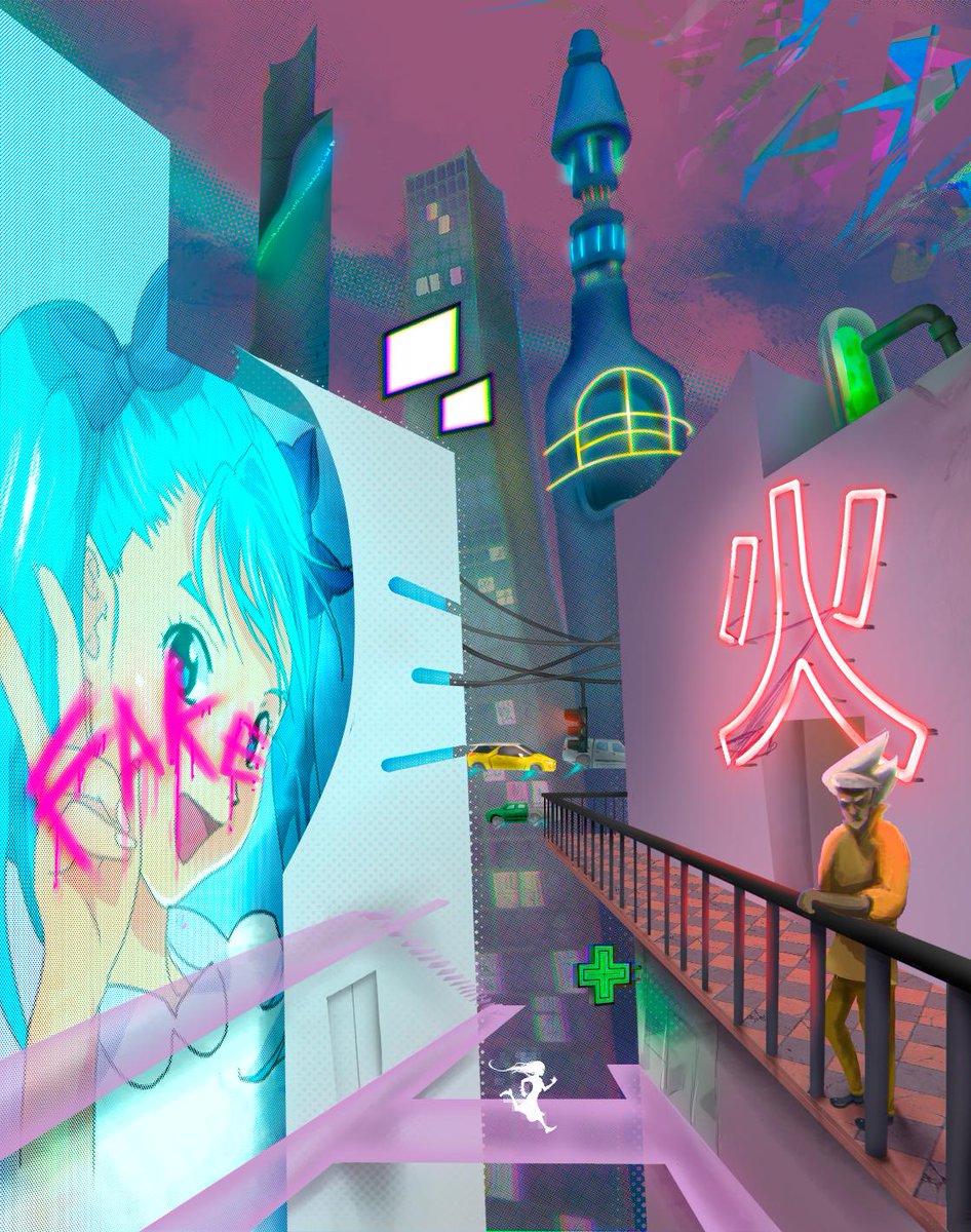 TheSPAStudios's tweet image. Dystopic future. Artwork by Juan Cereceda from our Klaus’ team. #SPAteam  darukii.com