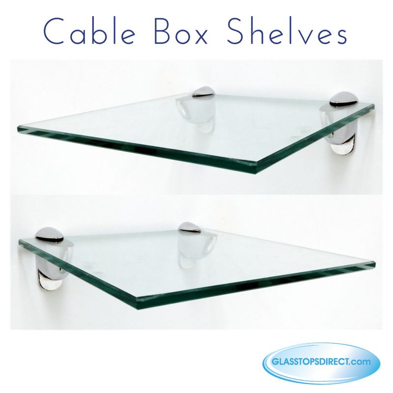 Glass Cable Box #shelves provide extra storage and organization solutions where you need it most! Not just limited to cable boxes of course! Use these #tempered #glass shelves for your gaming consoles, picture frames and collectibles. 

Shop Now: bit.ly/2xOmedx