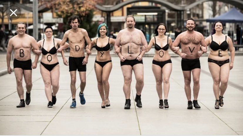 Men and women should not feel insecure about the way they look. Everyone should love their body because everyone is beautiful in their own way #realityofbodypositivity ⭐️✨