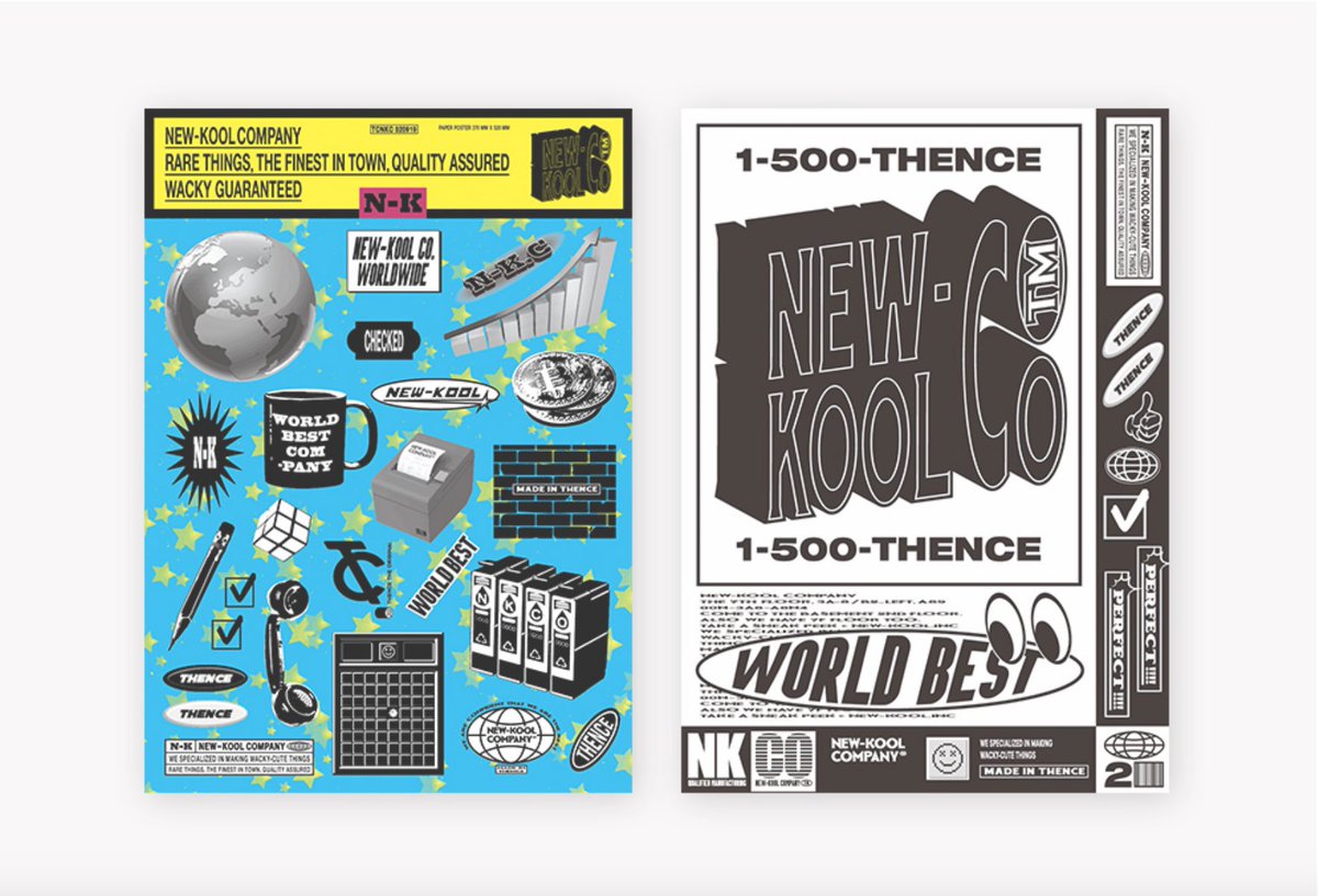 todayobject's tweet image. POSTER — NEW KOOL (2EA)
🛒 190.- 

SIZE 37x57 cm