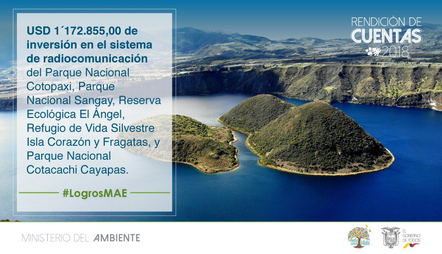 MAATE_Zonal3's tweet photo. Invertimos en la capacidad operativa de las áreas protegidas, fortaleciendo el trabajo y compromiso de nuestros guardaparques. #LogrosMAE https://t.co/y8R9er4cGQ