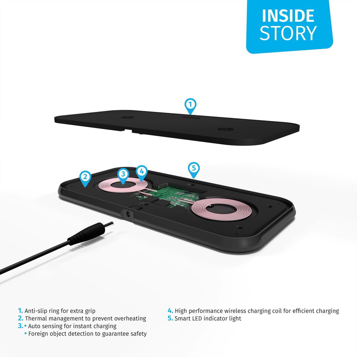 desktop_matt's tweet photo. So what makes a great promotional product ? Quality, branding area, slick design and compliance - that’s why we promote our partner @makezens - a sneak look inside one of our new chargers below ...
#promotionaltechnology #Qi https://t.co/9lLWvCUe8k