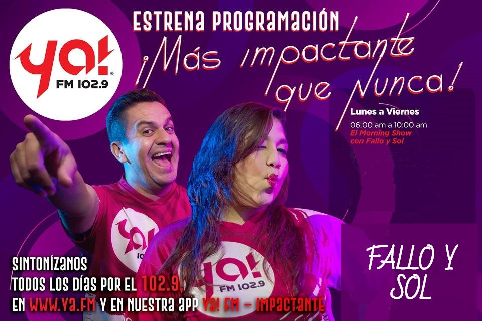 yafmveracruz's tweet photo. Hey! tus mañanas serán más divertidas si escuchas de Lunes a Viernes de 6 a 10 am a esté par de locos.
#SolYFallo en el Morning Show  #FelizMiércoles https://t.co/ziJVF3TNR4