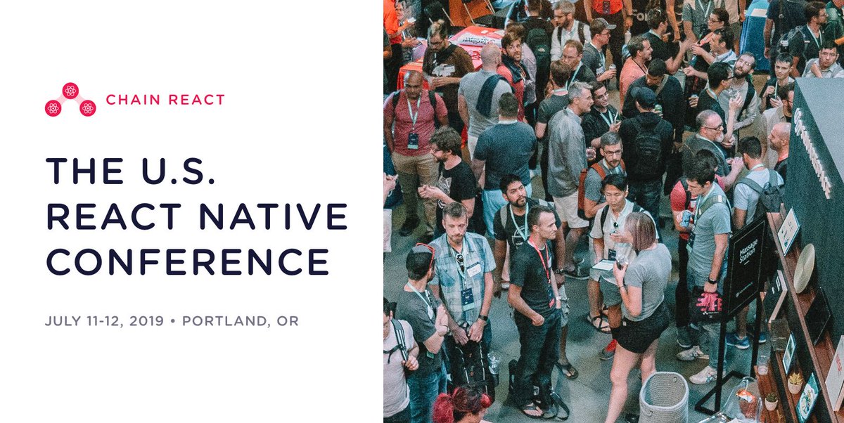 ChainReactConf's tweet image. Each year at #ChainReactConf we’re excited to meet new people... and occasionally make them a part of the @infinite_red team (ahem, @bryanstearns)
We’re suckers for a success story. Made a new friendship through Chain React?Landed a job? Drop a comment below to let us know 👇