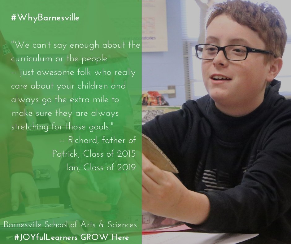 Tweet by Barnesville School of Arts & Sciences