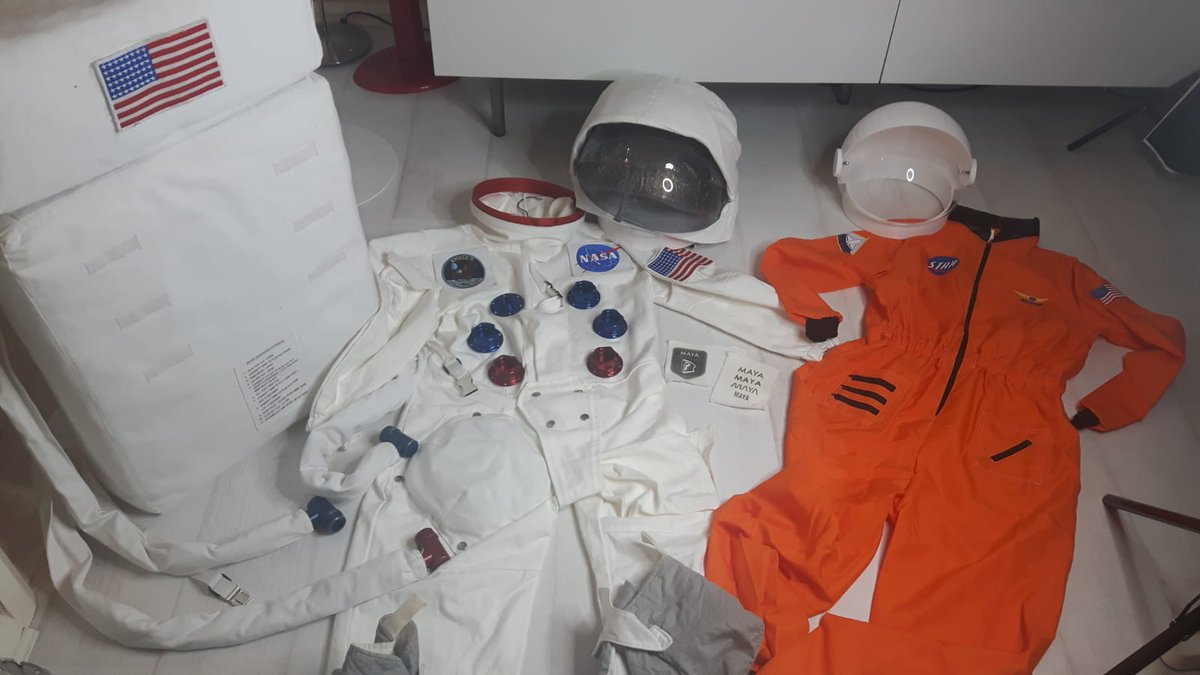 GirlToMoon's tweet photo. A sneak peak of the spacesuit for The Girl Who Went To The Moon (feat. Lamissah La-Shontae) 😊 https://t.co/SONEBedZ8m