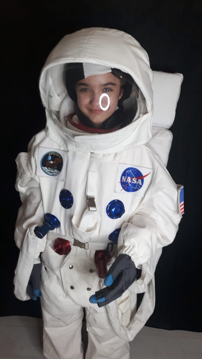 GirlToMoon's tweet photo. A sneak peak of the spacesuit for The Girl Who Went To The Moon (feat. Lamissah La-Shontae) 😊 https://t.co/SONEBedZ8m