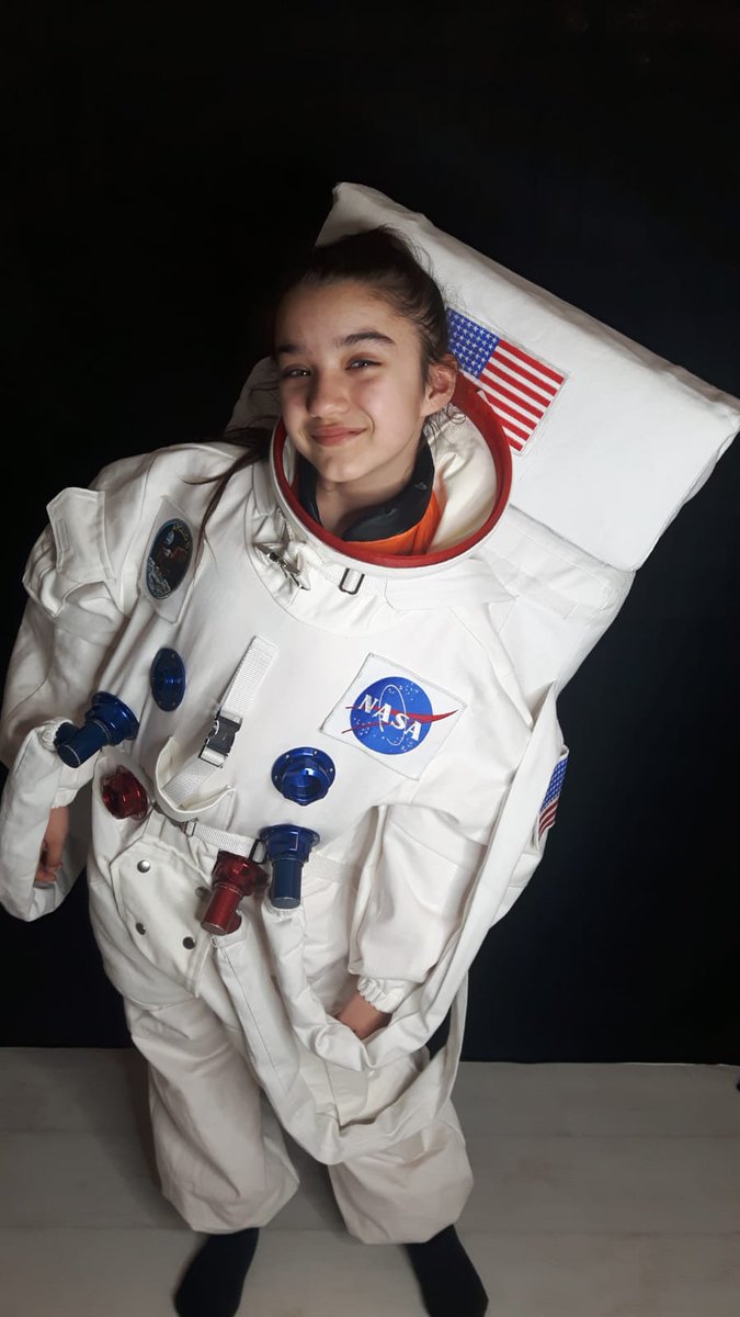 GirlToMoon's tweet photo. A sneak peak of the spacesuit for The Girl Who Went To The Moon (feat. Lamissah La-Shontae) 😊 https://t.co/SONEBedZ8m