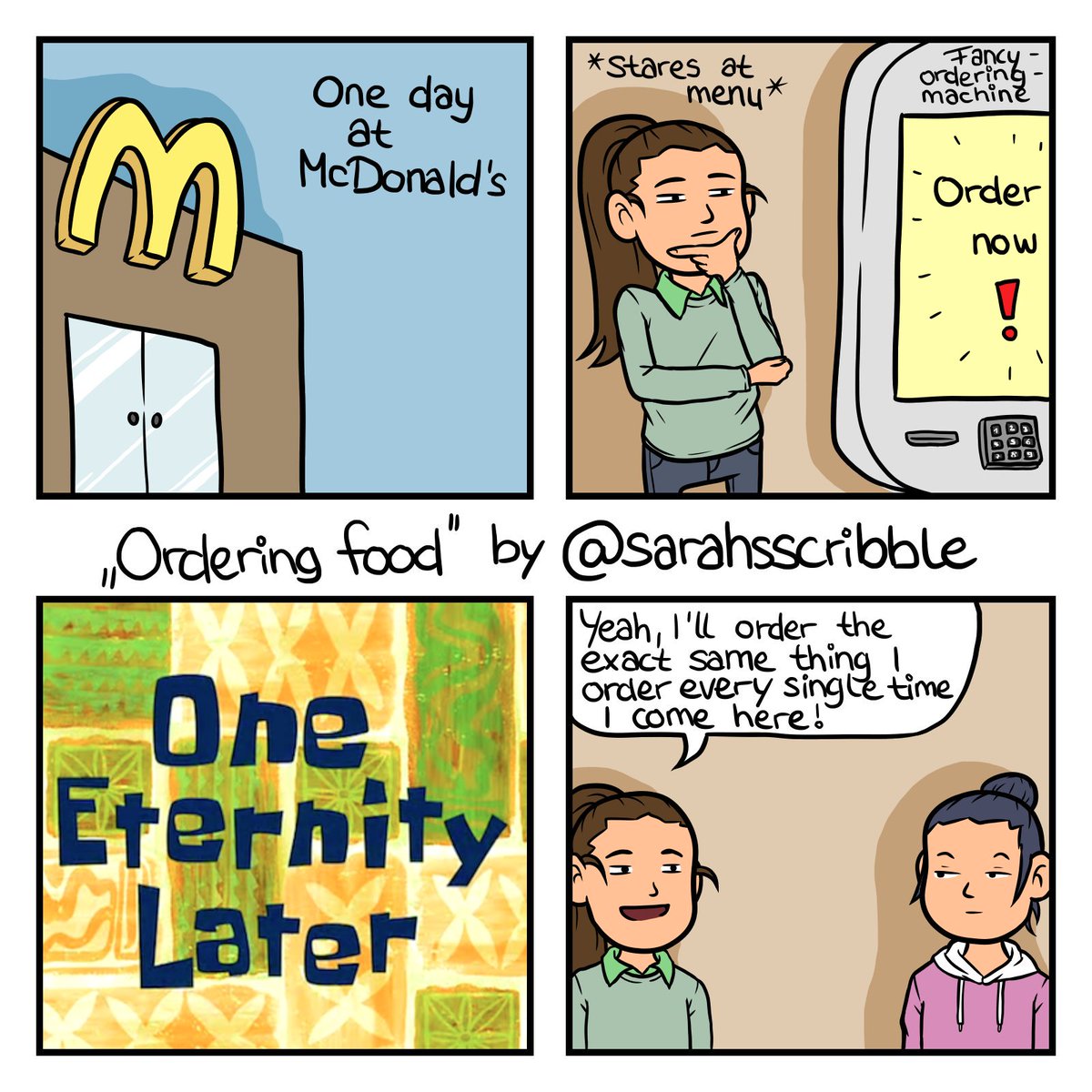 Sarahscomiclife's tweet photo. I always order the same thing! https://t.co/QrNyqXgOn2