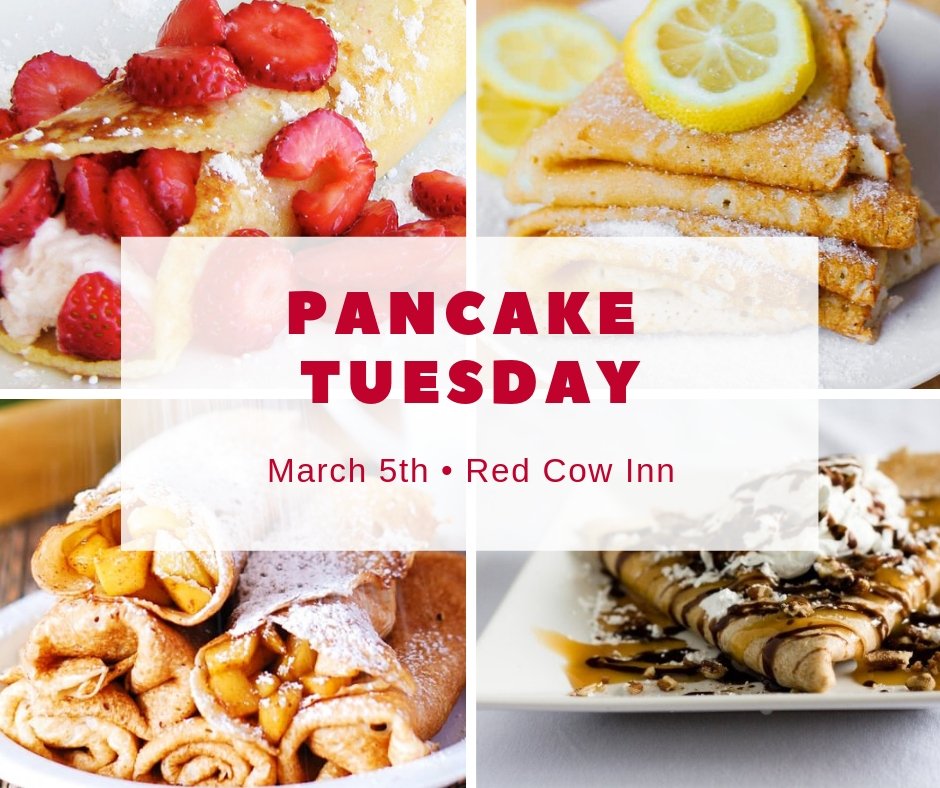 RedCowInnD22's tweet photo. It's finally here!!! #PancakeTuesday!
Join us for some delicious pancakes π₯ #RedCowInn https://t.co/PrDwrGxNIE