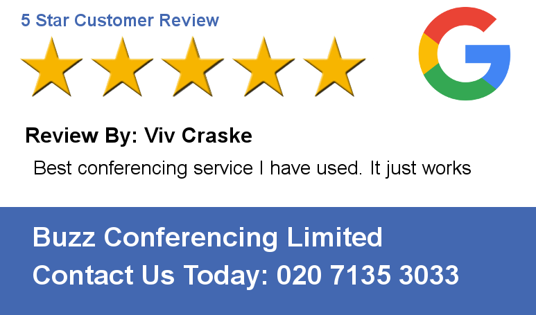 Review By: Viv Craske Best conferencing service I have used. It just works
