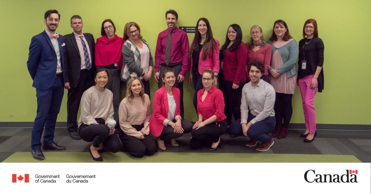 TBS_Canada's tweet image. On #PinkShirtDay we take a stand against bullying, and for safe workspaces. Show your support and help us create awareness by retweeting this post. #GCMentalHeatlh