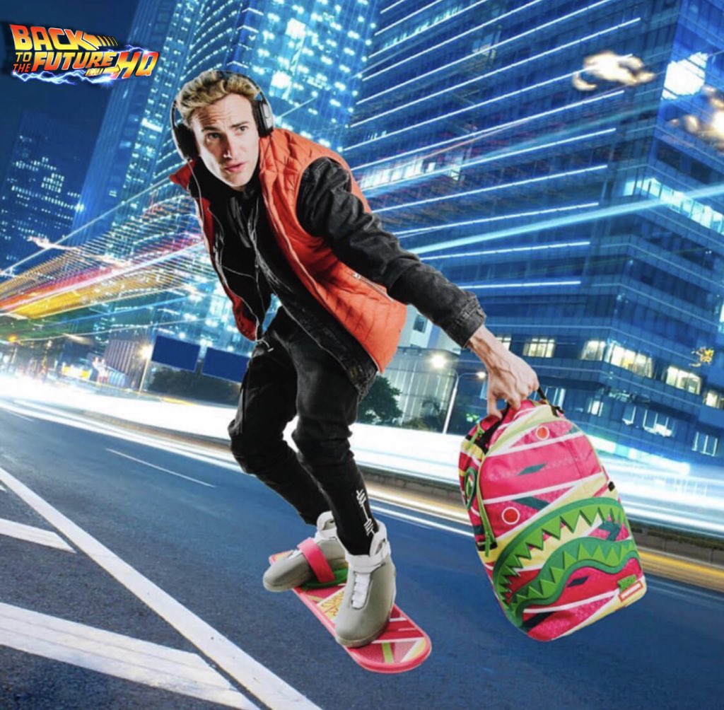 sprayground back to the future backpack