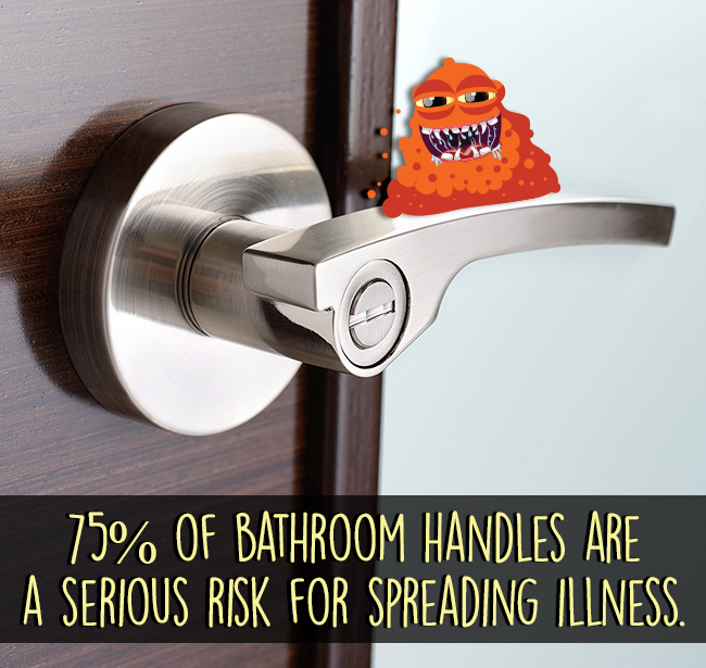 Cleaning Service #SocialMediaManagement
bit.ly/Try2WeeksFREE

#DidYouKnow:  75% of washroom/bathroom handles are a serious risk for spread of illness.

#CommercialCleaning #OfficeCleaning