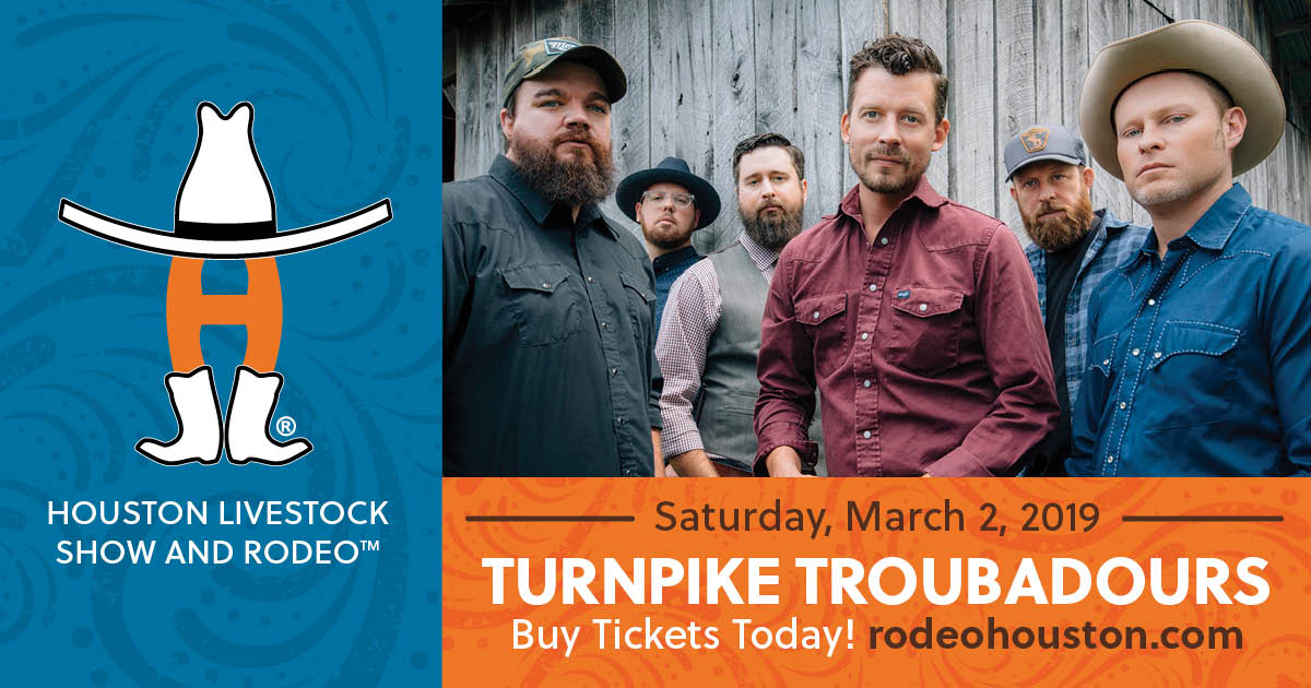 RT &amp; Follow <a href="/RODEOHOUSTON/">RODEOHOUSTON</a> for a chance to WIN 2 tickets to see <a href="/TpTroubadours/">Turnpike Troubadours</a> on March 2! #RODEOHOUSTON