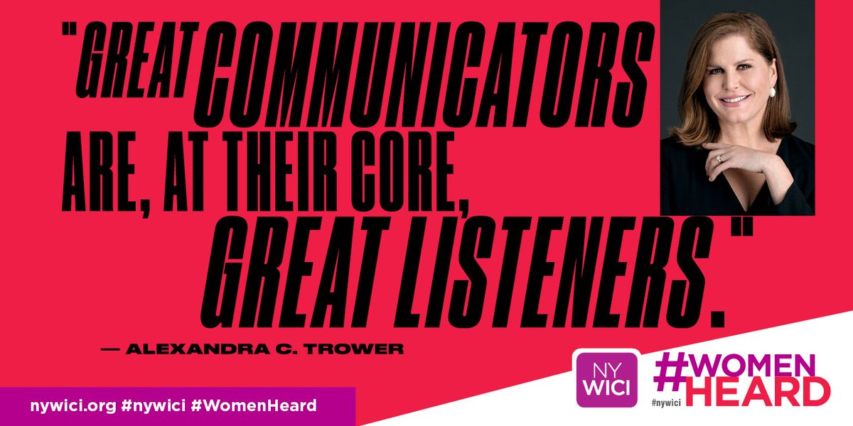 NYWICI's tweet image. Listen to this great advice from #Matrix18 honoree @alextrower @elcompanies this #WomenHeardWednesday! Won&apos;t be long until we honor this year&apos;s class of powerhouse #Matrix women! #WomenHeard #nywici #WCW