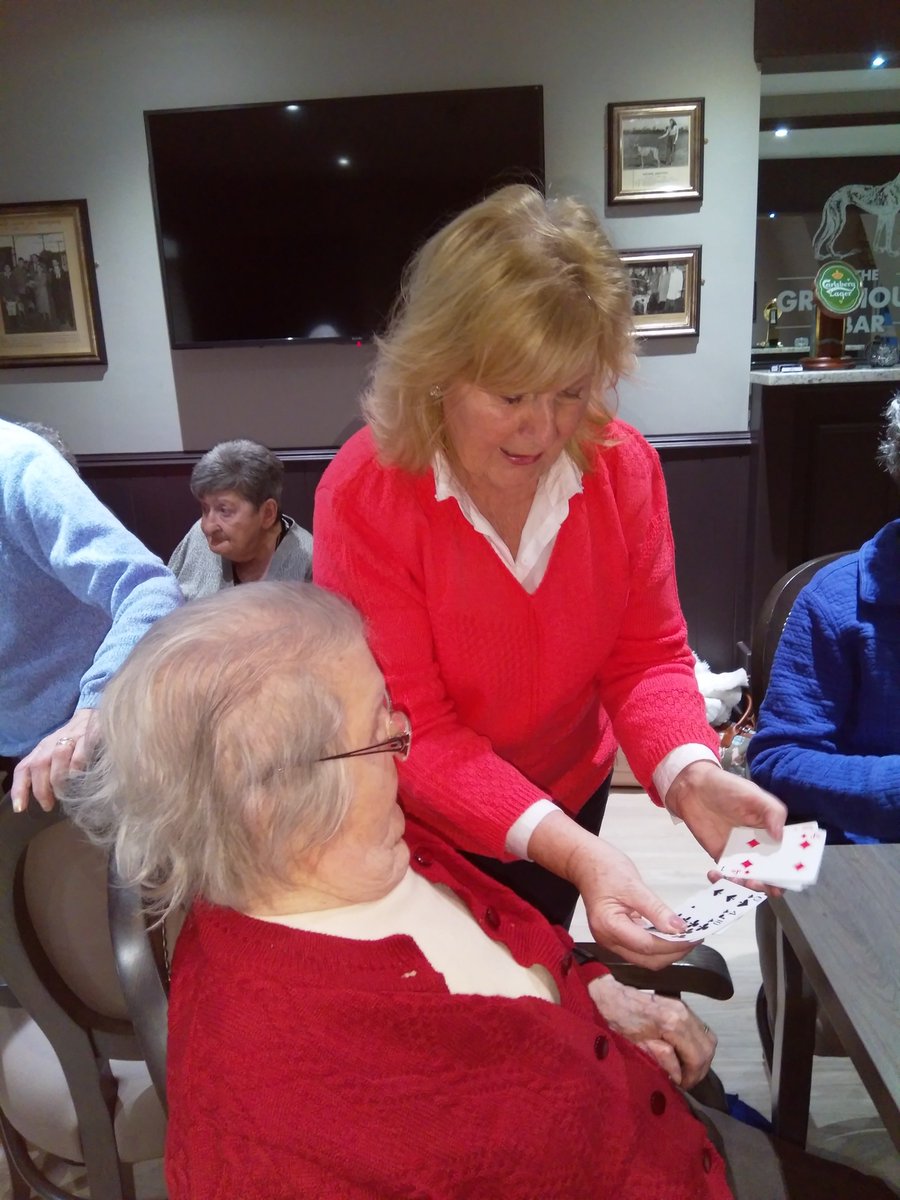 MilesianManor's tweet photo. βοΈOur residents had a wonderful evening last night playing old style card games in The Greyhound Pub. They got a little competitive π and enjoyed every momentβοΈ
#LifestyleHome #NursingHome #CareHome https://t.co/TEM73SWmkU