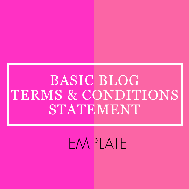 Get the legal basics for your blog with my Basic Blog Terms &amp; Conditions Statement buff.ly/2FUKl22