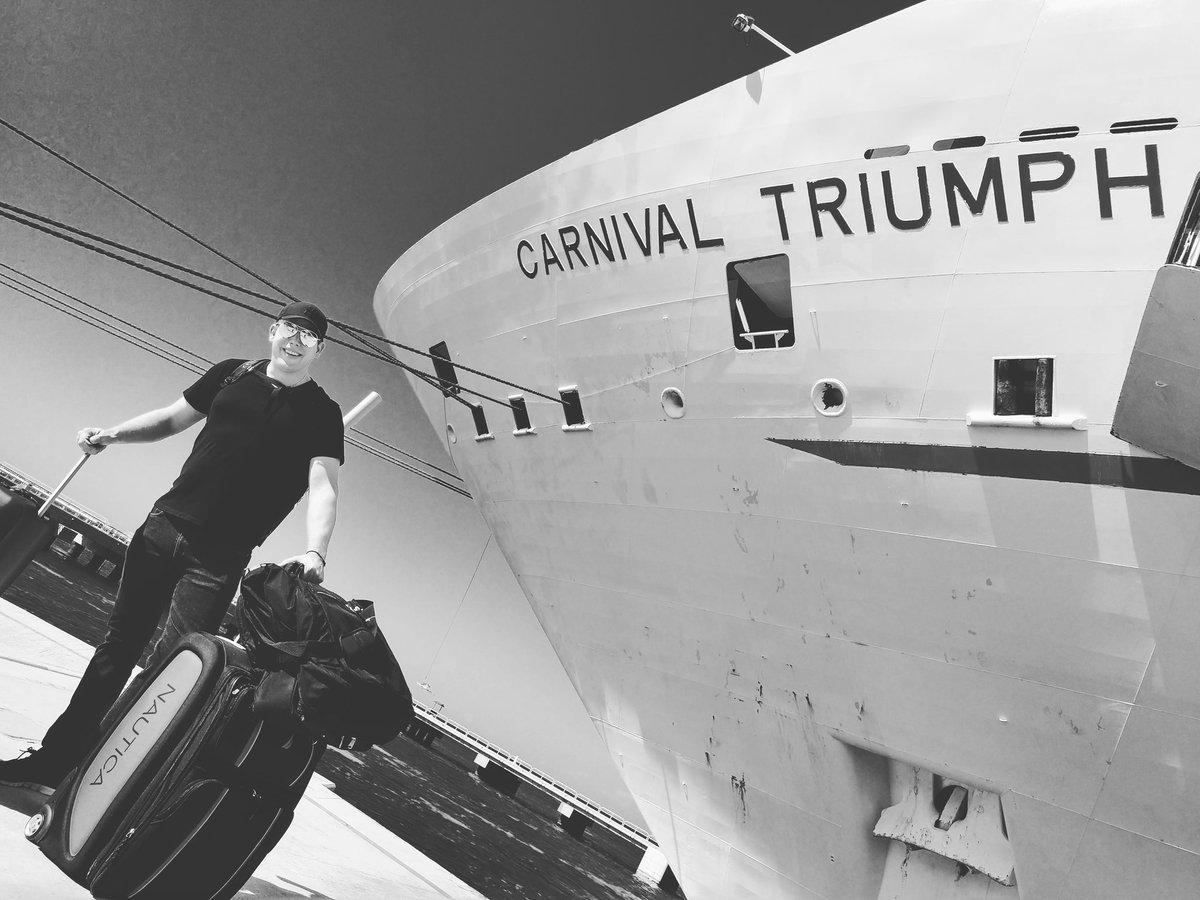 Well, after almost 4 years on the #carnivaltriumph I am going home today!Next stop with <a href="/CarnivalCruise/">Carnival Cruise Line</a> will be my one man show and hopefully a new illuson show with them later this year. Thanks everyone for the journey of a lifetime. See you all down the road
#markbennickmagic