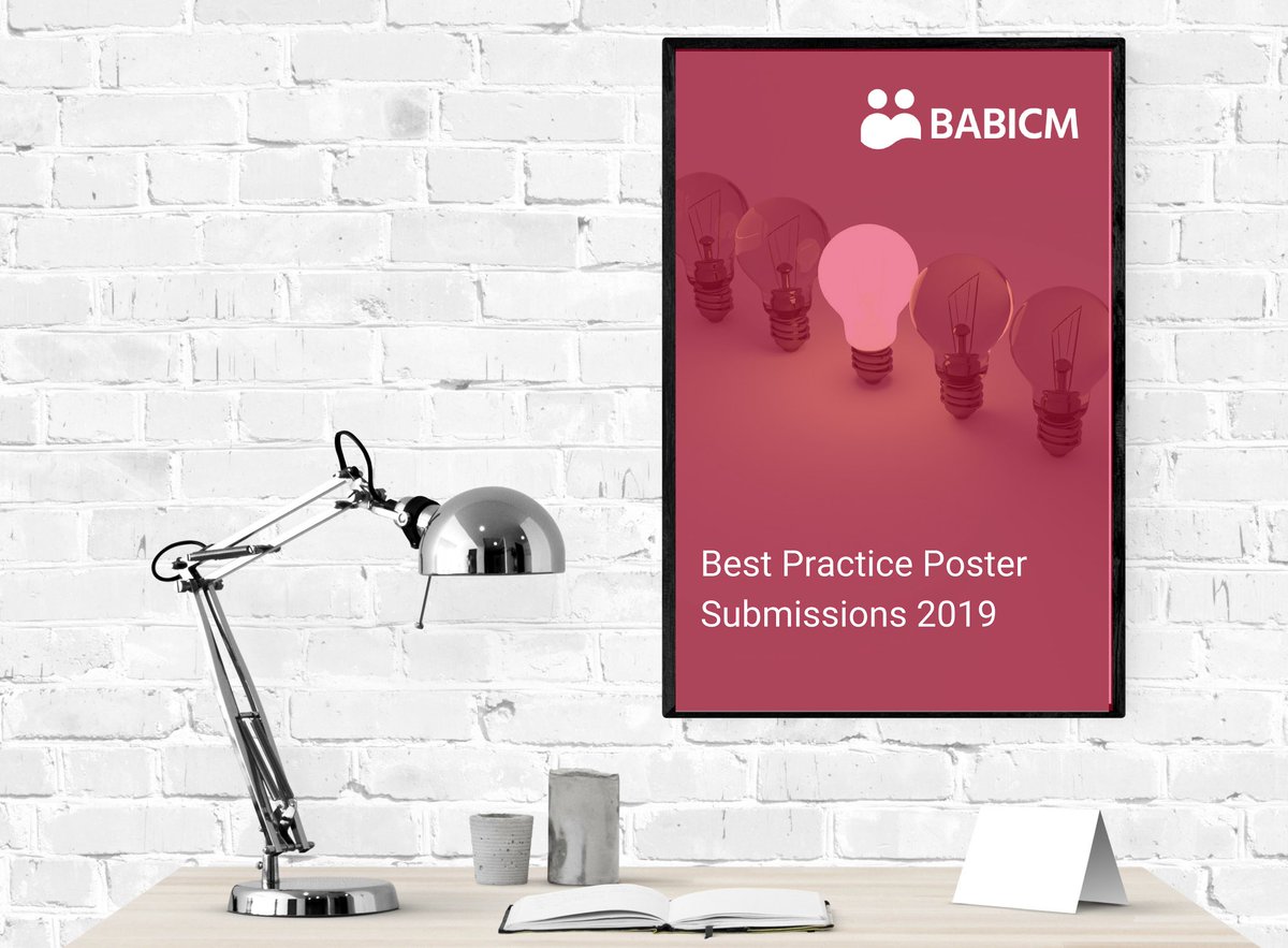 BABICMorg's tweet photo. Feeling creative?  Why not put together a poster for our Best Practice Poster Presentations on Day 2 of the conference.  This is your chance to showcase your organisation to a large audience.  DEADLINE FOR ENTRIES 19th April 2019 #BABICM2019 https://t.co/lMRbIP2YxP