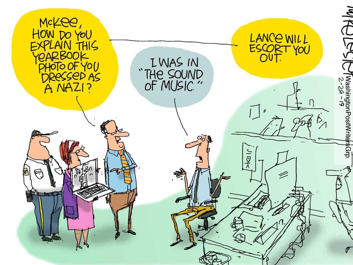 Today's <a href="/wvgazettemail/">Charleston Gazette-Mail</a> page 5a, WV's own border wall needs to tumble down, <a href="/mark_sadd/">Mark A. Sadd KC*HS</a> on America's pop culture obsession, Robert Samuelson on pipedream aka Green New Deal, former House Ed chair says Legislature needs to follow an orderly process

wvgazettemail.com/opinion/daily_…