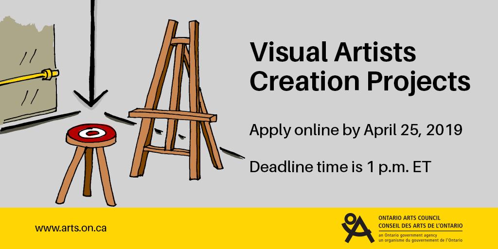 Visual Artists Creation Projects is now open for online applications. Log onto Nova to begin the process! ow.ly/Bh2s50m8B1E