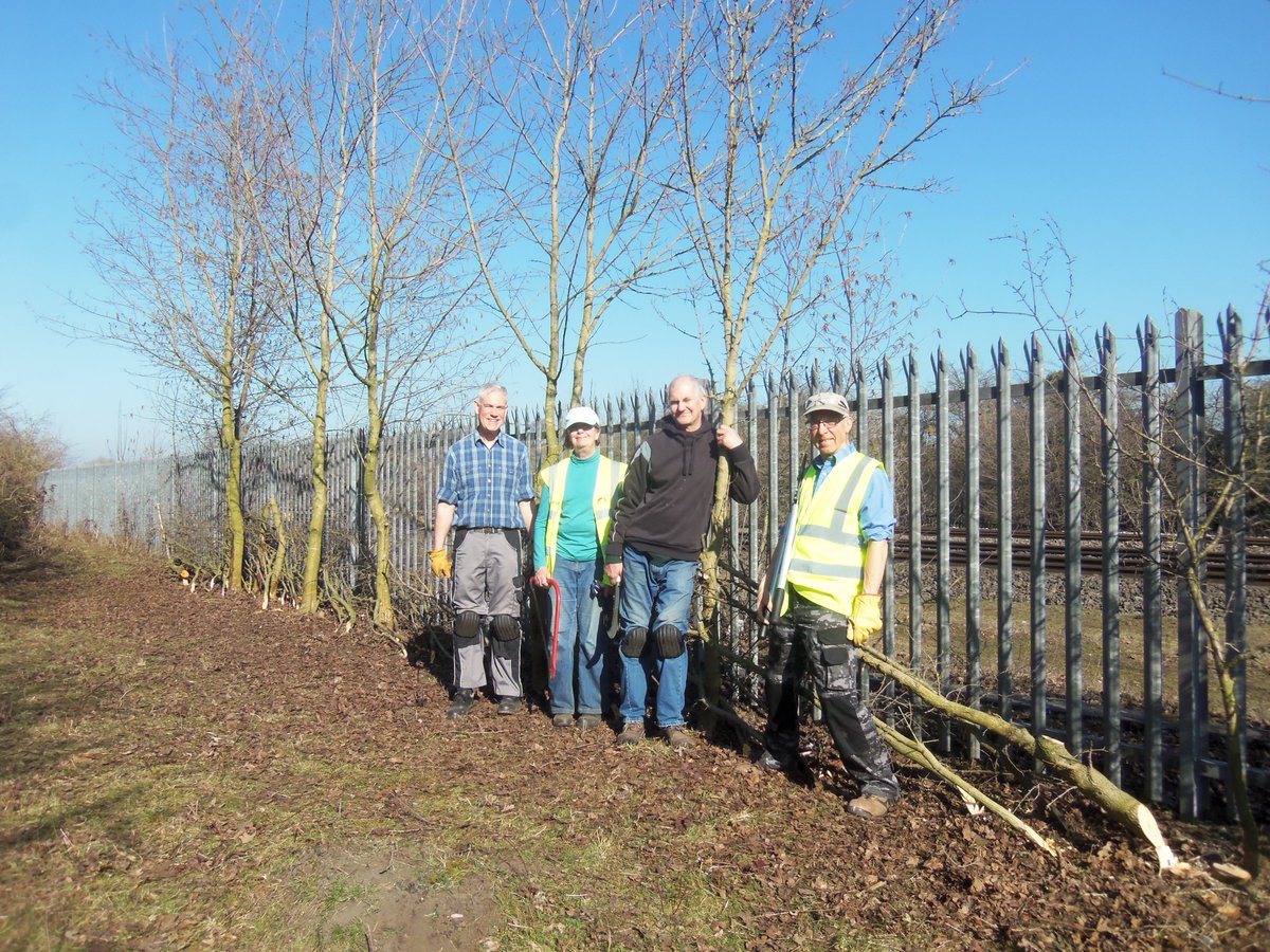 ErewashBC's tweet image. The Erewash Tree Wardens started laying hedges at Trowell Marsh Local Nature Reserve this morning.

Our tree wardens are all volunteers and do a great job.

#treewardens