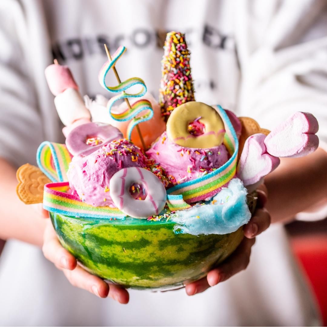 Get a serious sugar rush with this insanely sweet addition to the dessert menu at <a href="/maxwellsCG/">Maxwells Bar & Grill</a>. It’s well worth the brain freeze bit.ly/2Eh83ml