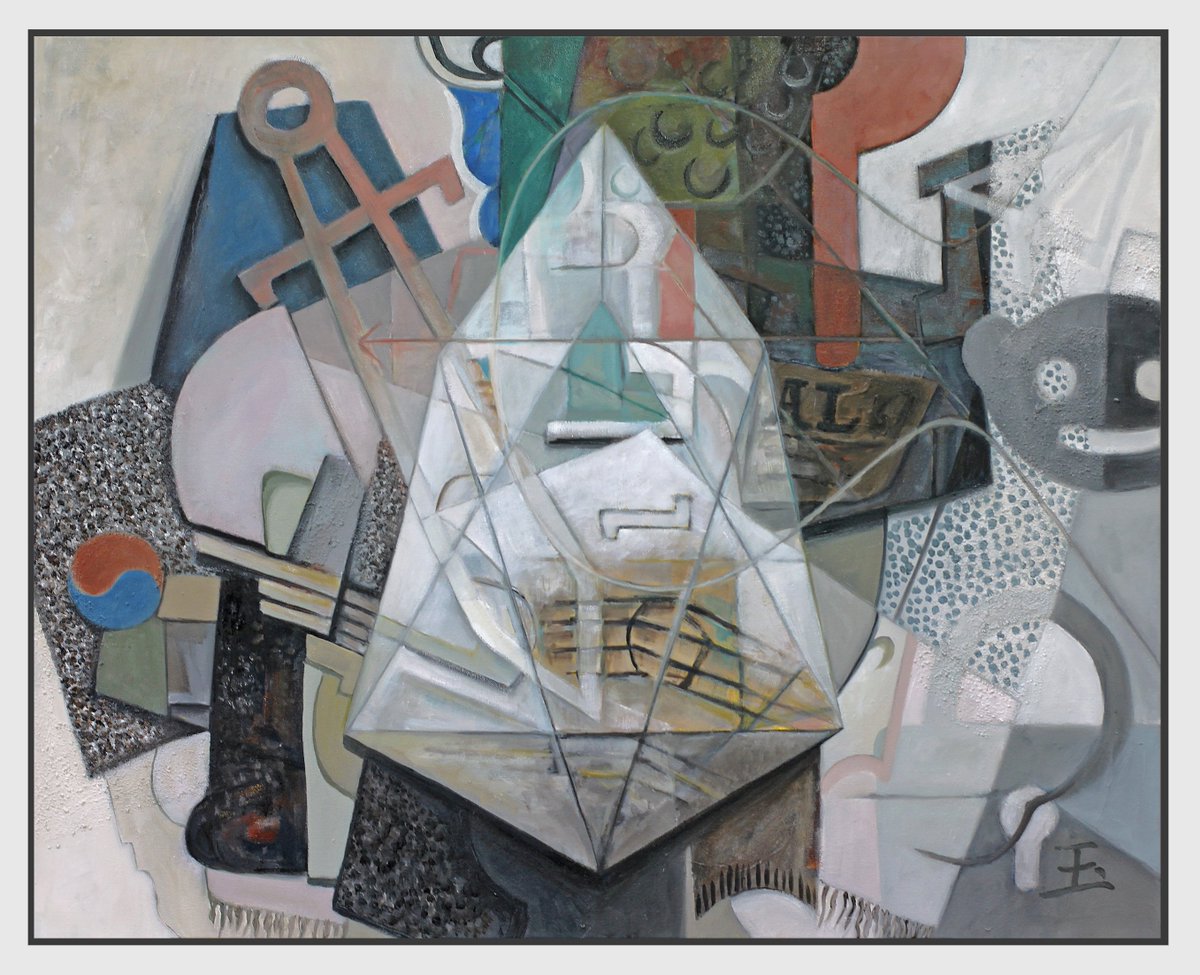 trevorjonesart's tweet photo. My @Binance &amp; $EOS paintings are finished! Now to work on the 3D animation &amp; video for the AR features plus another 10 - 12 more "Picasso cubist inspired" crypto paintings for my solo exhibition. Which other cryptos need to be in this show? $BTC $ETH $BNB $LTC $XRP... ?? https://t.co/znf5dAbvm5