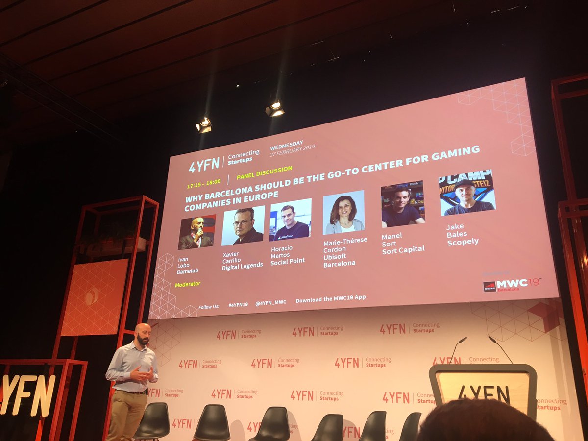 Why #Barcelona should be the go-to center for #gaming companies in #europe? The show starts! #4YFN19