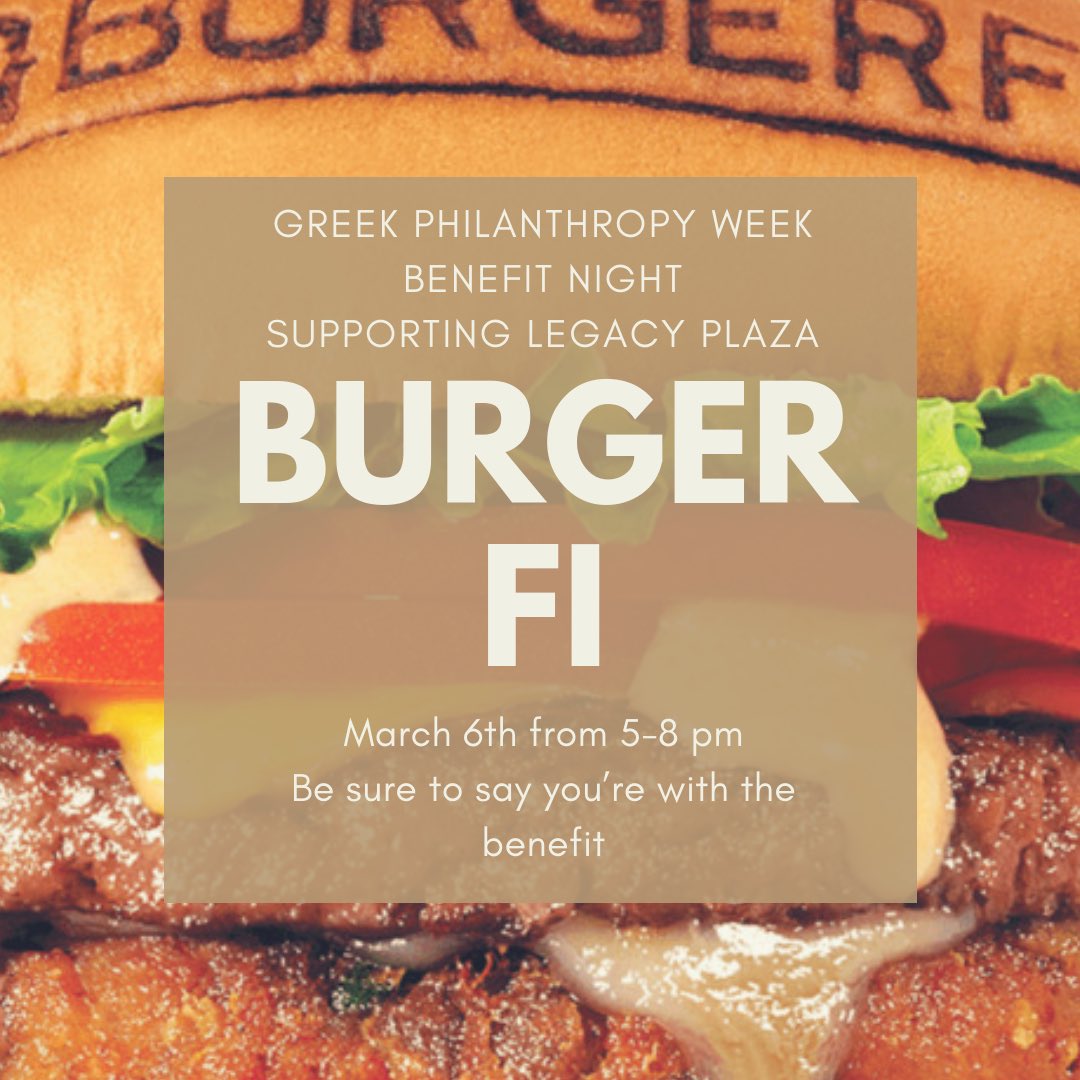 Get yourself a burger. You deserve it, and you’ll be supporting a great cause.