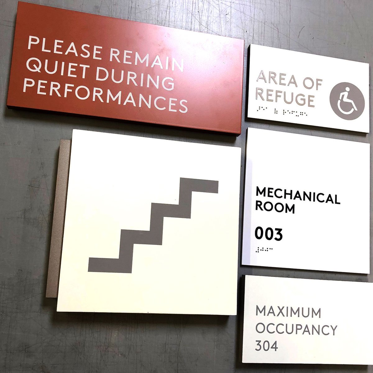 evergreensign's tweet photo. We're busy prepping interior/exterior signs (incl some amazing 48" dimensional tapered letters for the main canopy) at the new Myrtle Woldson Performing Arts Center at @GonzagaU set for completion this Spring! Read more about this project: https://t.co/jRnhwcjwLD https://t.co/7Kw8VsCYO1
