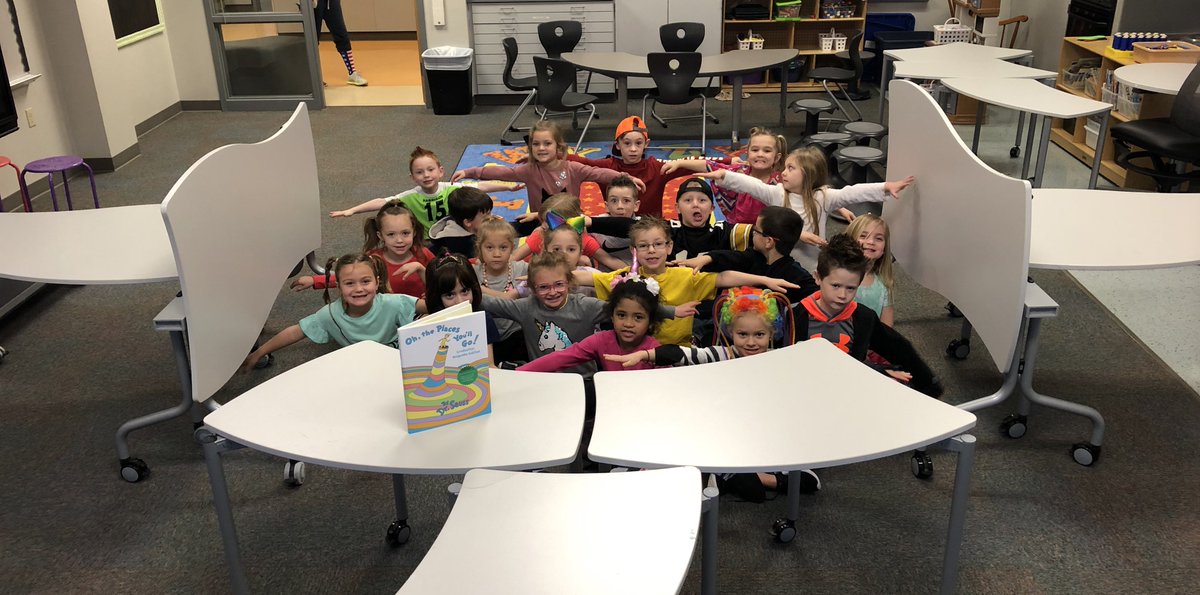mrslaurenbenner's tweet photo. Kinder is using their new furniture in innovative ways for Wacky Wednesday @Longbranch_Elem #MISDmoveit #MISDProud https://t.co/AB4on0Kuth