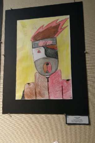 Celebrating one of our Partner Families today as their son Johnnie's artwork has been selected for the Young Masters K-12 Art Exhibit at the Troy-Hayner Cultural Center again! We are so proud of this young artist!