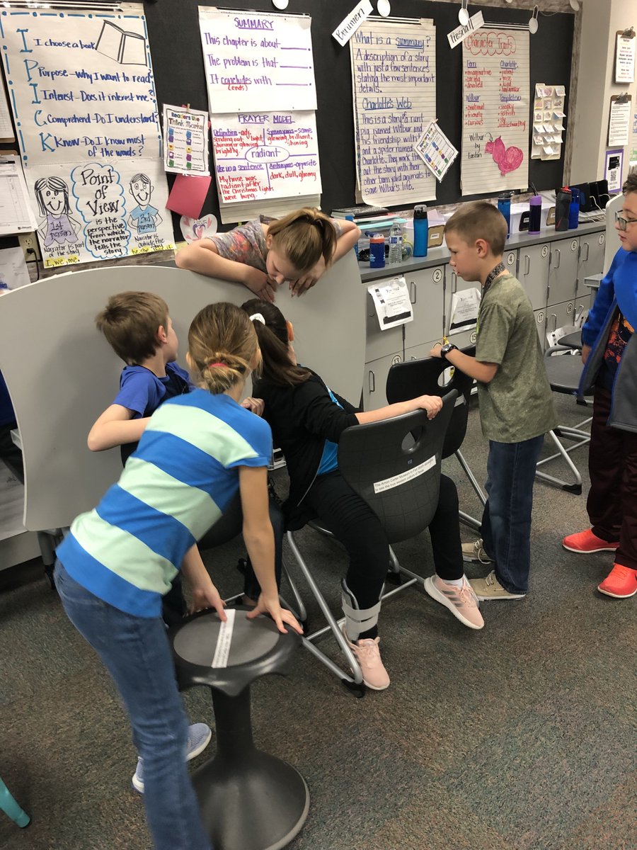 mrslaurenbenner's tweet photo. Main idea is like a table, it supports the details. 3rd graders match supporting details to the main idea using their classroom furniture. @Berumen3rd @mrsmccoy3rd @MrsOlson82 #MISDmoveit #MISDProud @Longbranch_Elem https://t.co/jfk8AmEh9b