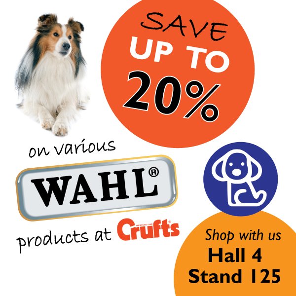 Themutneysdog's tweet photo. ๐ฃSPECIAL #CRUFTSOFFER ANNOUNCEMENT๐ฃ #crufts2019 we've got tonnes of fab #specialoffers on for the #dogshow this year, including up to 20% OFF selected #Wahl #doggroomingproducts at @Crufts - come see #Mutneys on our stand 125 in Hall 4! https://t.co/HrMPoGz2zh
