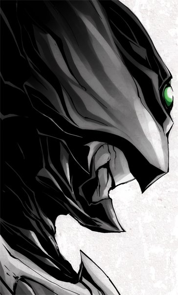 描いているものの大半はモノクロなお仕事ですが… #これを見た人は黒い画像を貼る 