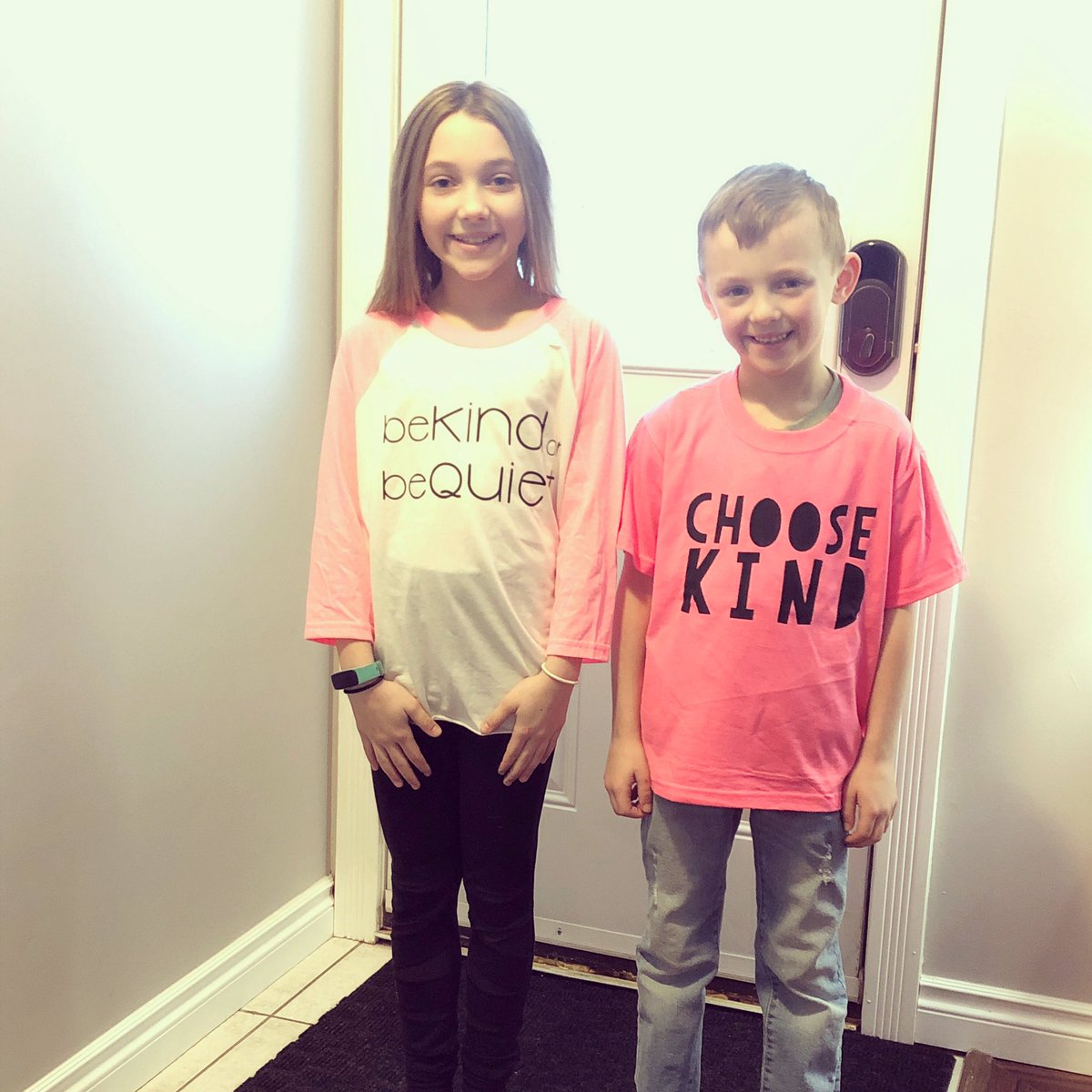 haleyjane09's tweet photo. #PinkShirtDay2019 #ChooseKindness #StopBullying 👚👚💗💗 https://t.co/2omRfhO6Gu