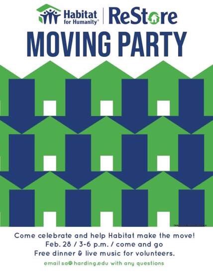 SAHardingU's tweet image. Join us tomorrow night for a moving party at Habitat for Humanity! 3-6!! Free food for all volunteers! See ya there!!