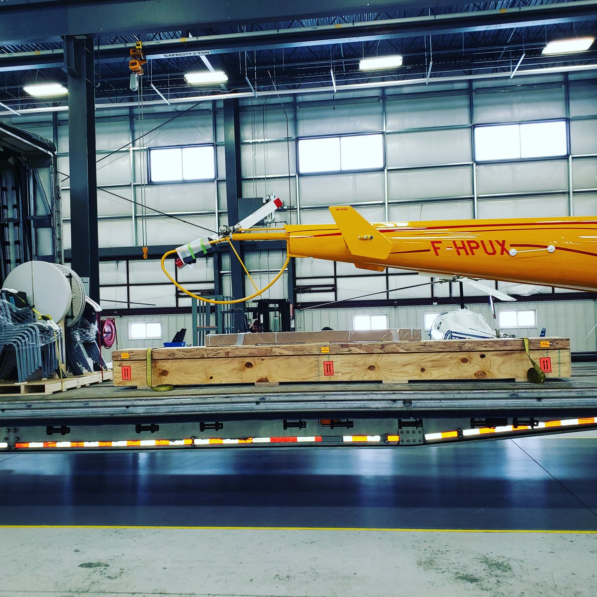 EnstromHeli's tweet photo. Truck is loaded and on it's way to Atlanta
  Come check out this pretty 280FX at booth B2624
#heliexpo2019 #enstrom #helicopters #280fx https://t.co/hDOrymStGs
