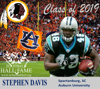 Proud to honor @SHSVikingsfb <a href="/AuburnFootball/">Auburn Football</a> great Stephen Davis <a href="/runit48sd/">Stephen davis</a> on April 23, 2019 <a href="/GvilleHiltonSC/">Hilton Greenville SC</a> as part of our Class of 2019! Come on out and celebrate with us! #SCFHOF19 #SCStrong #SupportTheCause #CommunityDevelopment
scfootballhof.org/product/2019-e…