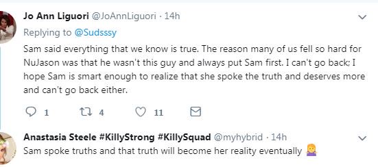 12227Mari's tweet image. #JaSamNation 🙄🙄😂#KillyWithDelusions