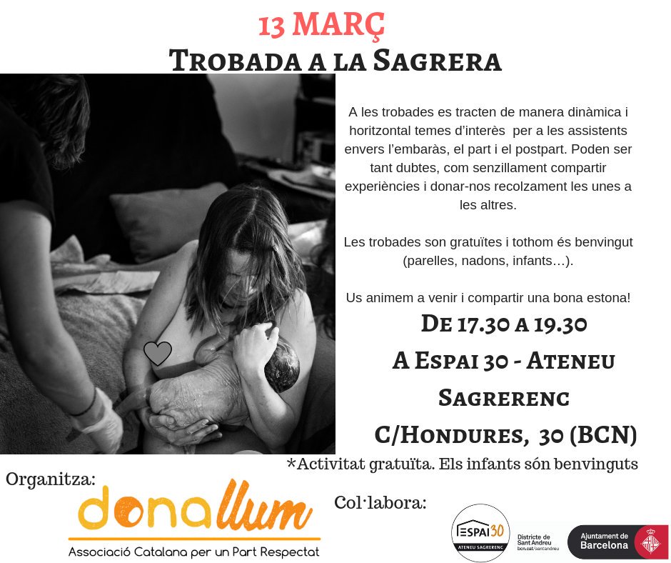 A <a href="/Espai30_Sagrera/">Espai30 - Ateneu Sagrerenc</a> TROBADA