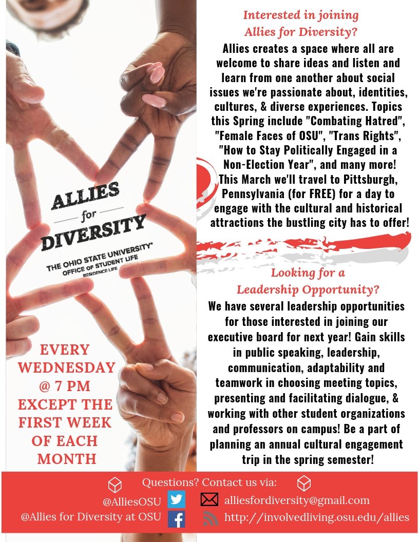 Allies for Diversity tweet media