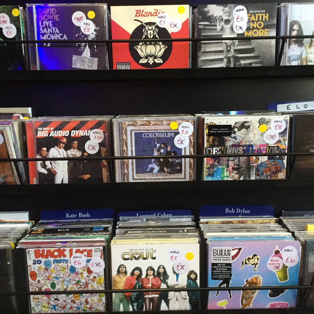 RecordRevivals's tweet photo. 100โs of newly #reduced cds ๐ฟ In stock now!! Come grab a bargain, open Tue-Sat 10-5. #recordstore #recordshop #sale #cd #cheapcheapcheap https://t.co/2yH2N1Yboh