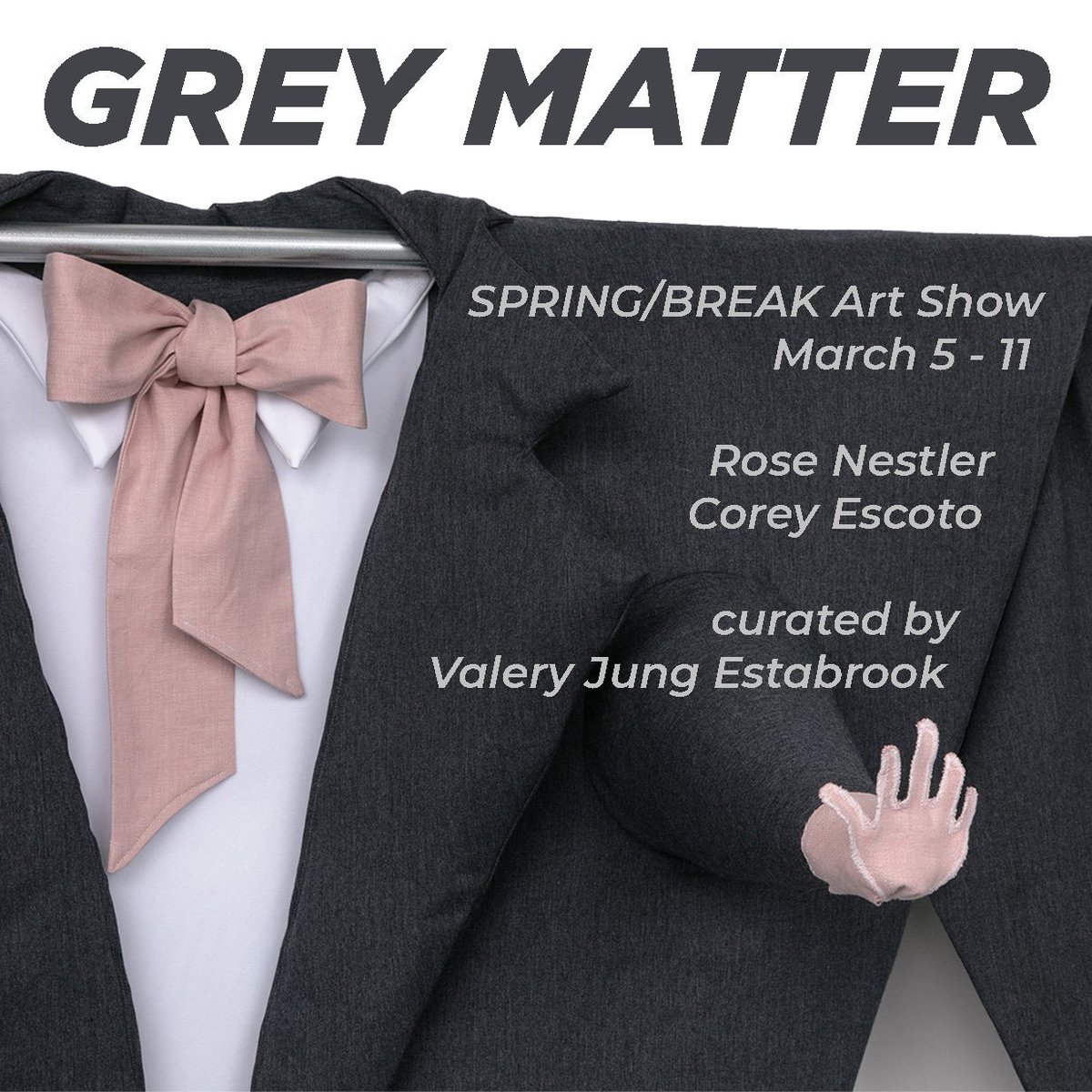 KoreanFanDeath's tweet photo. Thrilled to be returning to this year's @SPRINGBREAKshow!!!! This time curating the genius sculpture and video works of Rose Nestler's and Corey Escoto. Please come out and see us next week!
#factandfiction #springbreakartshow #springbreakartshow2019 #coreyescoto #rosenestler https://t.co/852yLD0bzq