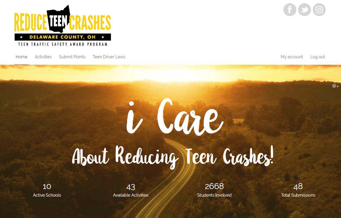 We’re one month into our new Reduce Teen Crashes, Delaware County, OH portal, and our county schools have done an amazing job submitting their activities for points! We’ll follow up with highlights from each school over the next couple of days. #reduceteencrashesdelcooh